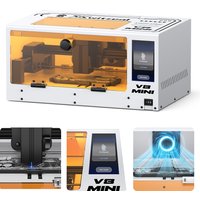 Xwitzeal V8 MINI Laser Machine for iPhone Back Glass Repair, Fast Removal Glue in 6-7 Mins, w/8-17 Series Iron Molds
