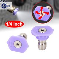 New!Plant 4-direction Water Discharge Nozzle W/ 1/4 Inch Quick Connector Pressure Washer Low Pressure Mist Nozzles Tips
