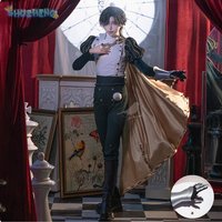 Identity V Richard Sterling new role knight Cosplay Costume Cloak gloves shoulder bag accessories party gentleman full set suit