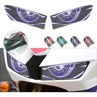 For HONDA CBR600RR CBR 600RR CBR600 RR 2013 2014 2015 2016 2017 2018 Motorcycle 3D Front Fairing Headlight Sticker Guard Sticker