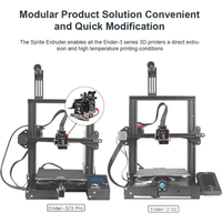 CREALITY Sprite Extruder Pro Kit 300 ℃ Hochtemperaturdruck 3:5:1 Übersetzungsverhältnis Direktantrieb Extruder für Ender-3 Serie Drucker