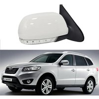 For Left Right Car Folding Side Rearview Mirror For Hyundai Santa Fe 2008 2009 2010 2011 2012 5 PINS/7PINS/ 8PINS With Lamp