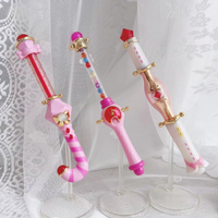 Bandai Ojamajo Doremi Mini Magical Wand Capsule Toy Lucky Happy Polong Transformation Scepter Magic Stick For Little Girls Kids