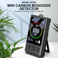 Portable Carbon Monoxide Detector Rechargeable Digital Display Carbon Monoxide Alarm Suitable for homes, garages and offices etc
