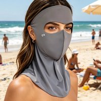 UV Face Cover Summer Face Mask Breathable Sunscreen Sports Face Covering Sun Protection Face Mask Summer Neck Face covers