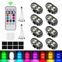 Motorrad-LED-Taschenlampe, kabelloses Licht, Flugzeug-RGB-LED-Autolampe, Hubschrauber-Warnlicht-Zubehör