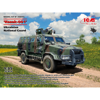 ICM plastic assembly model kit 35015 Kozak-001 Ukrainian National Guard 1/35