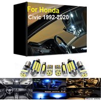 Interior LED Light Kit Canbus For Honda Civic 10th Gen 5D 4D 3D EK EG 1992- 2009 2012 2013 2014 2015 2016 2017 2018 2019 2020