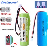 3.7V 3800mah 18650 Lithium Battery Pack with Protection Board Rechargeable Batteries for Handheld Fan Small Audio Flashlight Toy