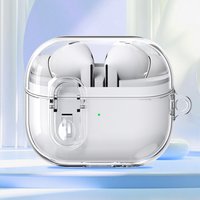 Clear Earphone Cover For Samsung Buds 3 Pro Case Transparent Secure Lock Funda For Samsung Galaxy Buds 3 Cases Accessories Hook