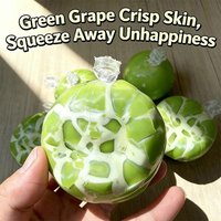 Hot Sell Orange Crispy Pinch Stress Relief Toy Clay Handmade Ball Wax Pinch With Crispy Sound Soft And Slow Rebound Relaxing Toy