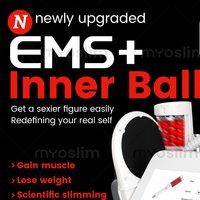 New Upgrade myoslim EMS+Roller Massage Body Shaping Device for Butt Lifting Skin Tightening Full Body Contouring