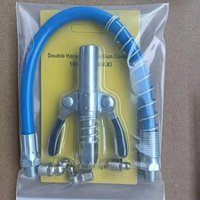 For Two Press Easy To Push Accessories Grease Coupler Heavy-Duty Quick Release for Grease Gun Coupler NPTI/8 10000 PSI