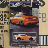 Genuine Hot Wheels Car GRT01 Silver Series Man Toys 1:64 Diecast Auto AUDI Rs5 Coupe Metal Vehicles Models Birthday Gift