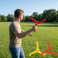 3D Printed Boomerang Toy Three-leaf Cross Outdoor Flying Disc Games Adult-kids Interactive Sports Toys for Decompression Gift