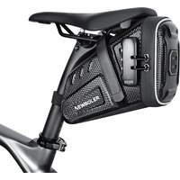 AliExpress NONE Waterproof Bicycle Saddle Bag With Password Lock MTB Road Bike Saddlebag Reflective Bicycle Tool Holder Bag Bike Accessories