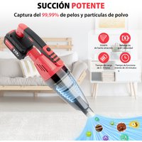 Portable Vacuum Cleaner Wet Dry Handheld Rechargeable Vacuum for Car Home Floor