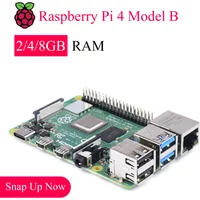 Original Raspberry Pi 5 4B 3B+ 3B Development Board RAM 2G 4G 8G 16G Broadcom 4 Core CPU For DIY Education Home Industrial