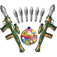 Soft Bullet Foam Gun Toy Military Rocket Launcher with Bullets for Boys Military Game PropsOutdoor Games Gifts