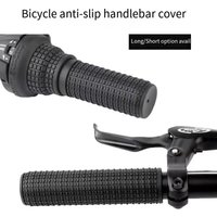 1Pair Bicycle Handlebar Grips TPR Rubber For Twisting Shifter Mountain Bike 22.2mm Bar Non-slip Bicycle Handle Set Bike Par