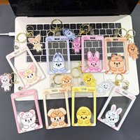 Idol SKZOO Stray Cartoon Card Holder ID Card Holder Bus Meal Card Holder Keychain Felix HyunJin Chan Woojin Changbin Seungmin