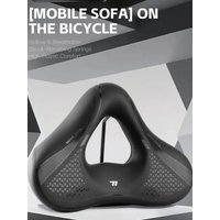 AliExpress West Biking WEST BIKING Bicycle Saddle Shock Absorption Cycling Bike Widen Thicken Cushion MTB Touring Bike Saddle Comfortable E-Bike Seat