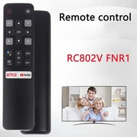 Smart Home FOR TCL Infrared Remote Control Suitable For TV Remote Control RC802V FMR1 FMR2 FLR1 FUR5 FUR7 FUR6 Without Voice Com
