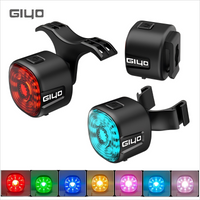 Tail Light for MTB/Road Bike IP66 Waterproof Smart with Auto Brake Sensing / Non-Smart Option LED Rear Lamp with RGB Light