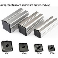 50-piece set of European standard aluminum profile end caps, 4040 type - 40mm*40mm