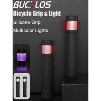 AliExpress BUCKLOS Bucklos Silicone Mtb Grips with Light Soft Bike Handle Shock Absorption Mtb Cuffs Non-Slip Bicycle Handlebar Grips