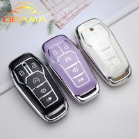 For Ford Fusion F-150 Edge Explorer Mustang Lincoln MKZ MKC Platinum 2016 F150 Lariat 5 Buttons Tpu Car Remote Key Case Cover