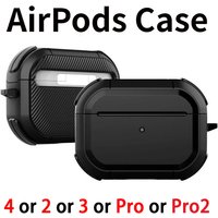 Four corners anti-fall Case For Airpods Pro 3 Case Compatible MagSafe Protection Cover For AirPods 1 2 3 4 Pro or Pro 2rd