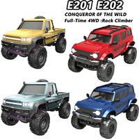 1/20 Scale E201 E202 4WD Off-Road Remote Control Car With Led Lights 2.4G Climbing Car High-Speed Off-Road 20km/H Boy's Toy