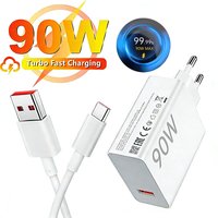 90W EU Ultra Fast Charger For Xiaomi 11 12 13 14 15 Ultra 17 Redmi Note 11 12T 13 POCO X6 X7 Pro Type C USB Turbo Charging Cable