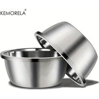 Premium Large Stainless Steel Dog Bowl Thick Smooth Metal Food And Water Dish Available In 4 Sizes For Medium To Large Dogs