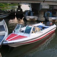 Good Quality Speed Boat Made in China Fiberglass Hull Motor City Bridge Viewing Electric Lifejacket Dock Stainless Cabin