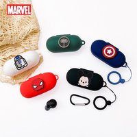Cartoon Marvel Earphone Case For Sony WF-C500 Soft Silicone Wireless Blutooth Earbuds Charging Box Protective Cover With Hook