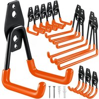 AliExpress NONE Wall Mount Bicycle Hanger Heavy Duty Metal Hook Garage Organizer Hooks Wall Mount Anti-slip Storage Hook For Ladders Garden Tool