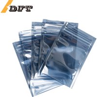 100pcs Anti Static Shielding Zip Lock Bag Resealable ESD Anti-static Instrument Chip Electronic Accessories Battery USB Pouches
