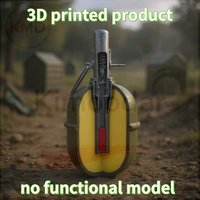 Display Internal RGD5 Model Cross-section Teaching 3D Printed Product with No Functional Model