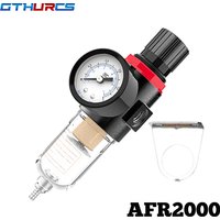 AFR-2000 AFC-2000 1/4 Pneumatic Filter Filter Regulator Air Treatment Unit Pressure Switches Gauge For Compressor with Fitting