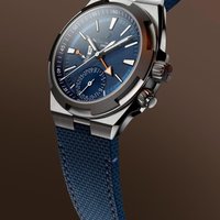 Sailcloth FKM Rubber Strap For Vacheron Constantin Overseas 4500V 5500V 7900V 24×7mm With Steel End Linking Watch Band