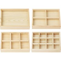 Jewelry Display Tray Case Beads Holder GemstBangles Stackable Ladies