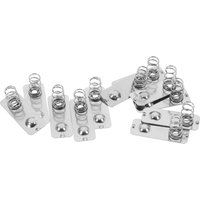 10PCS Battery Spring Contact Plate Battery Terminal Plate Battery Contact Spring Replacement Battery Spring For Remote Control