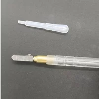 Replacement Cutter Head TC-10 for Glass Bottles High Strength Glass Cutter with Narrow Tip and Metal Handle Diamond Glass Cutter