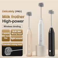 MINI Coffee Frother USB Rechargeable 3 Speeds Foam