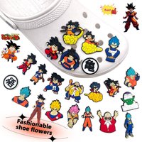 Dragon Ball DIY shoe buckles, cute and personalized, fashionable cartoon creative simple shoe decorations, gift for friends
