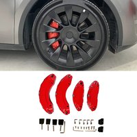 4pcs/set Caliper Covers For Tesla Model X Y 2018-2021 2022 2023 2024 Accessories Front Rear Brake Caliper Covers 19/20inch