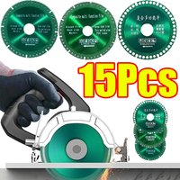 1-15Pcs 100/115/125mm Diamond Saw Blade Cutting Disc Multifunctional Cutting Saw Blade for Concrete Ceramic Marble Metal Stone