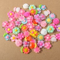 15Pcs Mix Cute Resin Animal Food Heart Flower Charms Pendants for Making Earring Necklace Bracelet DIY Kid's Jewelry Accessories
